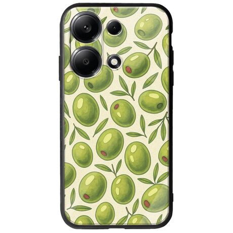 Olive Vibes Xiaomi Redmi Note 13 Pro 4G Groove TPU (Tempered Glass και TPU)