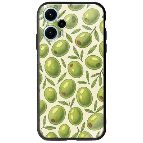 Olive Vibes Xiaomi Poco F5 5G Groove TPU (Tempered Glass και TPU)