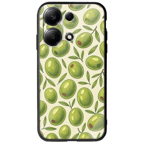 Olive Vibes Xiaomi Redmi Note 13 4G Groove TPU (Tempered Glass και TPU)