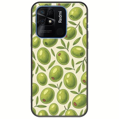 Olive Vibes Xiaomi Redmi 10C Black TPU (Μαύρη Σιλικόνη)