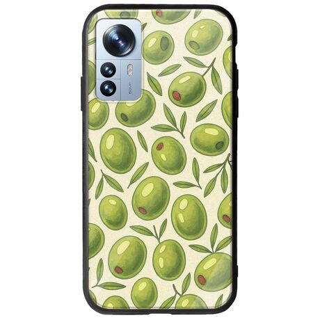 Olive Vibes Xiaomi 12 Pro Groove TPU (Tempered Glass και TPU)
