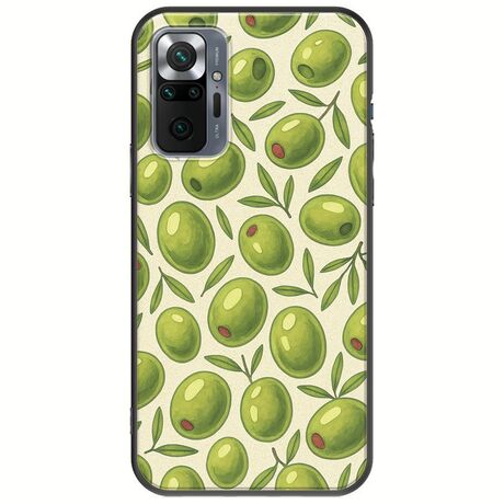 Olive Vibes Xiaomi Redmi Note 10 Pro / 10 Pro Max Black TPU (Μαύρη Σιλικόνη)