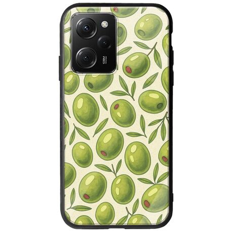 Olive Vibes Xiaomi Poco X5 Pro 5G Groove TPU (Tempered Glass και TPU)
