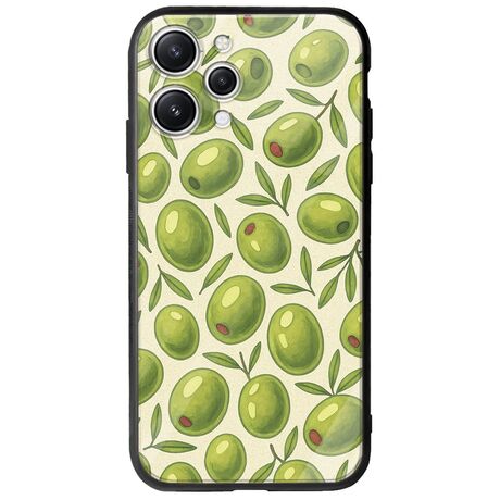 Olive Vibes Xiaomi Redmi 12 5G Groove TPU (Tempered Glass και TPU)