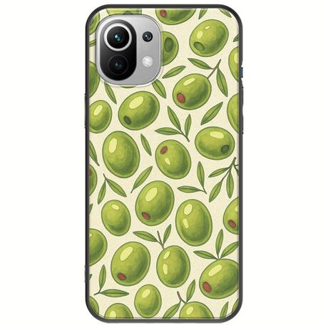 Olive Vibes Xiaomi Mi 11 Lite / 11 Lite NE / 5G Black TPU (Μαύρη Σιλικόνη)