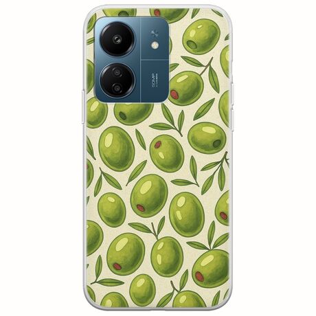 Olive Vibes Xiaomi Redmi 13C Flexible TPU (Διάφανη Σιλικόνη)