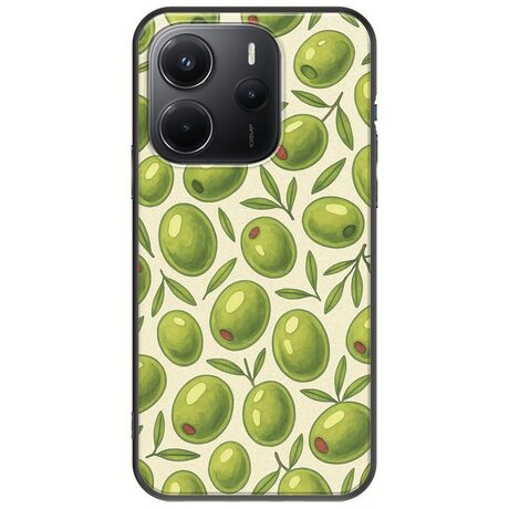 Olive Vibes Xiaomi Redmi Note 14 4G Black TPU (Μαύρη Σιλικόνη)