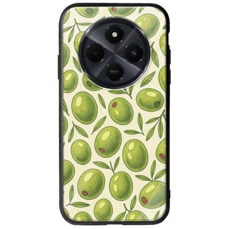 Olive Vibes Xiaomi Poco C75 4G Groove TPU (Tempered Glass και TPU)