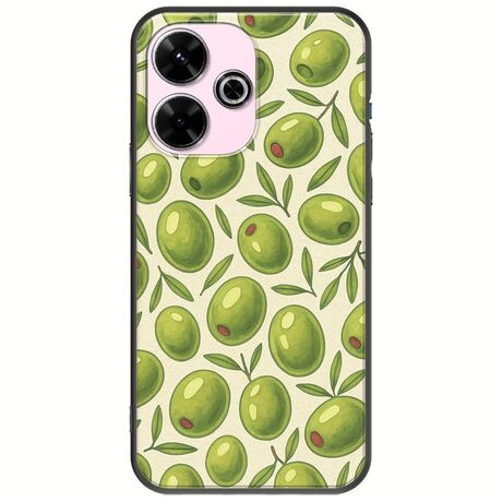 Olive Vibes Xiaomi Poco M6 4G Black TPU (Μαύρη Σιλικόνη)