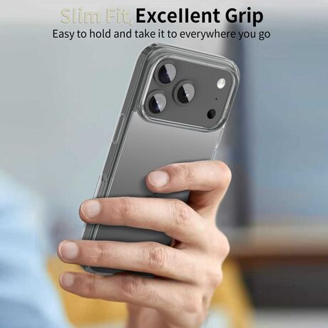 Λεπτή θήκη iPhone 17 Pro  Flexair Hybrid διάφανη