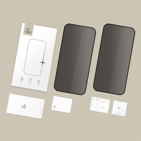 Screen protector Tech-Protect Glass Fit+ Privacy 2-Pack