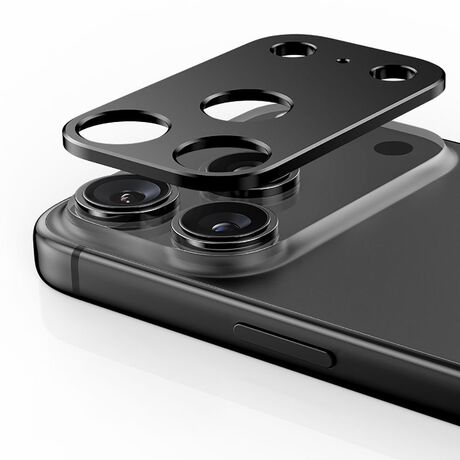 Alloy κάλυμμα κάμερας για iPhone 17 Pro μαύρο Tech Protect
