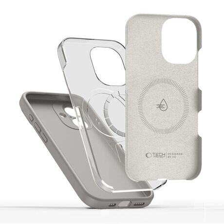Tech Protect Silicone Fit MagSafe θήκη για iPhone 17 γκρι