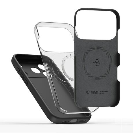 Tech Protect Silicone Fit MagSafe θήκη για iPhone 17 Pro Max Μαυρο