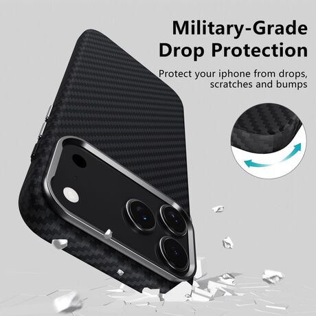Tech Protect ION Carbon MagSafe case iPhone 17 Pro premium design