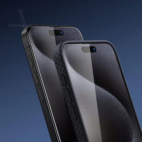 Διαφανές tempered glass iPhone 16 Pro / 17 2-Pack Tech-Protect