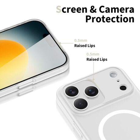 Magsafe matte white case για iPhone 17 Pro