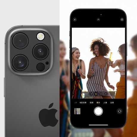 Alloy κάλυμμα κάμερας για iPhone 17  μαύρο Tech Protect