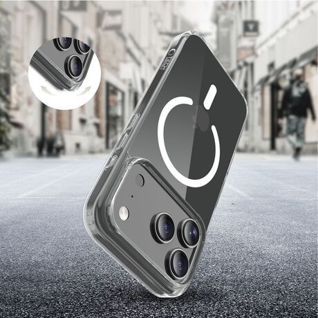 Tech Protect θήκη iPhone 17 Pro  MagSafe αντικραδασμική διάφανη
