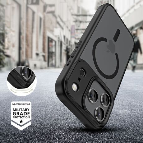 Tech Protect Magmat MagSafe Case – Μαύρη Premium Θήκη