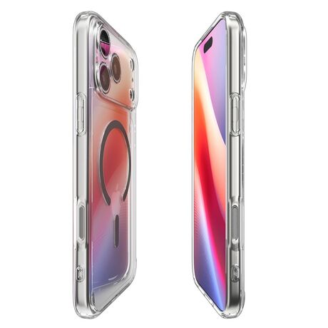 Προστατευτική θήκη Spigen iPhone 17 Pro Max Clear/Graphite