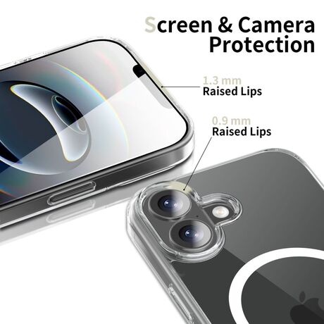 Slim διάφανη θήκη iPhone 17 MagSafe Hybrid Flexair