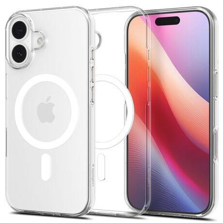 Θήκη Spigen Liquid Crystal Mag Clear/White για iPhone 17