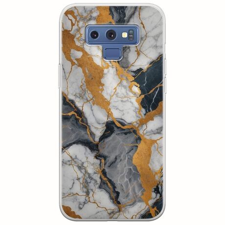The Marble Collection - Artistic Samsung Galaxy Note 9 Flexible TPU (Διάφανη Σιλικόνη)