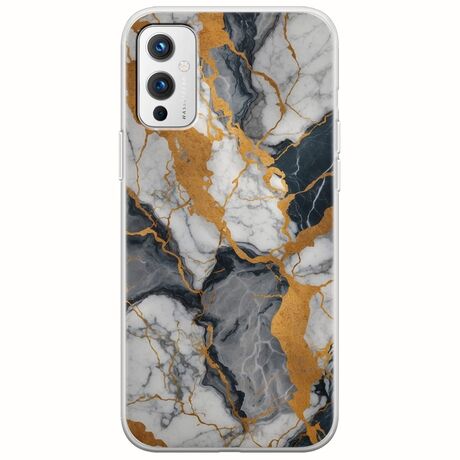 The Marble Collection - Artistic OnePlus 9 Flexible TPU (Διάφανη Σιλικόνη)