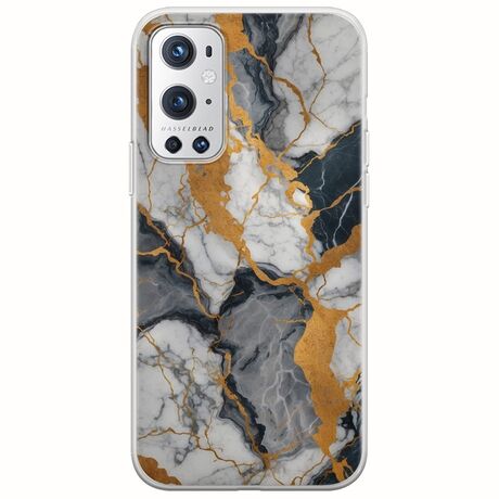 The Marble Collection - Artistic OnePlus 9 Pro Flexible TPU (Διάφανη Σιλικόνη)