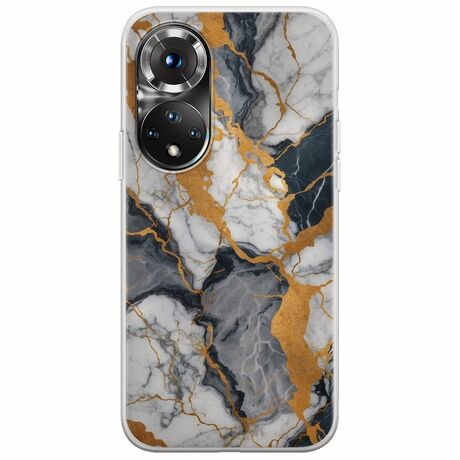 The Marble Collection - Artistic Huawei Honor 50 Flexible TPU (Διάφανη Σιλικόνη)
