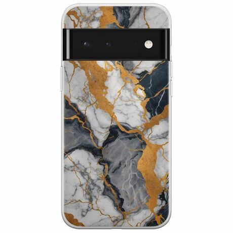 The Marble Collection - Artistic Google Pixel 6 5G Flexible TPU (Διάφανη Σιλικόνη)