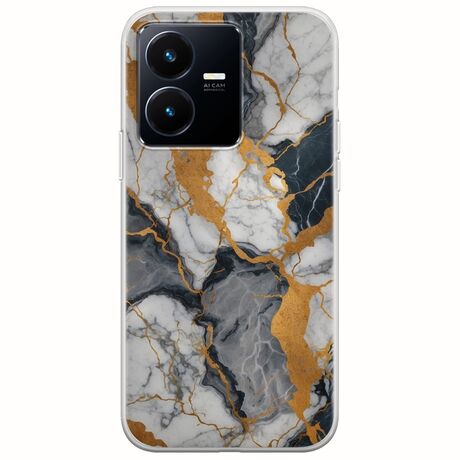 The Marble Collection - Artistic Vivo Y22s Flexible TPU (Διάφανη Σιλικόνη)