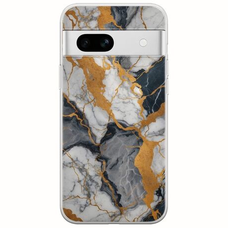 The Marble Collection - Artistic Google Pixel 7a 5G Flexible TPU (Διάφανη Σιλικόνη)