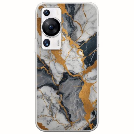 The Marble Collection - Artistic Huawei P60 Flexible TPU (Διάφανη Σιλικόνη)