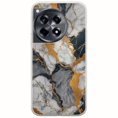 The Marble Collection - Artistic OnePlus 12R 5G Flexible TPU (Διάφανη Σιλικόνη)