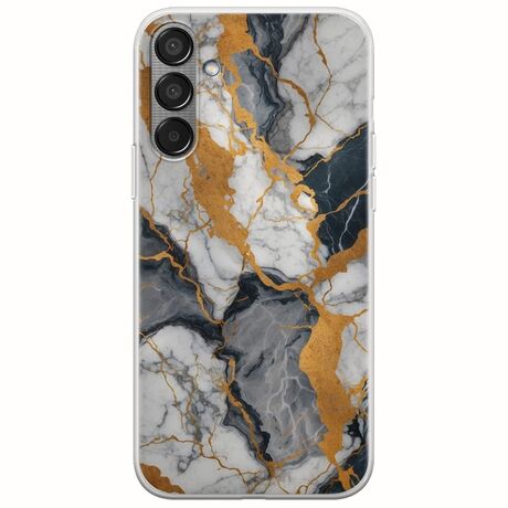 The Marble Collection - Artistic Samsung Galaxy M55 5G Flexible TPU (Διάφανη Σιλικόνη)