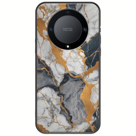 The Marble Collection - Artistic Honor Magic 5 Lite 5G Black TPU (Μαύρη Σιλικόνη)