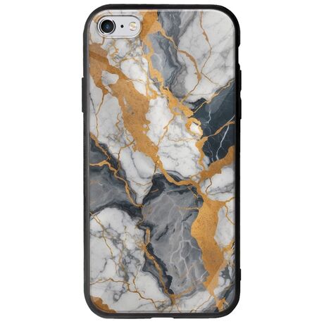 The Marble Collection - Artistic iPhone 6/6s Groove TPU (Tempered Glass και TPU)
