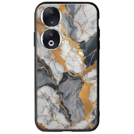 The Marble Collection - Artistic Honor 90 5G Groove TPU (Tempered Glass και TPU)