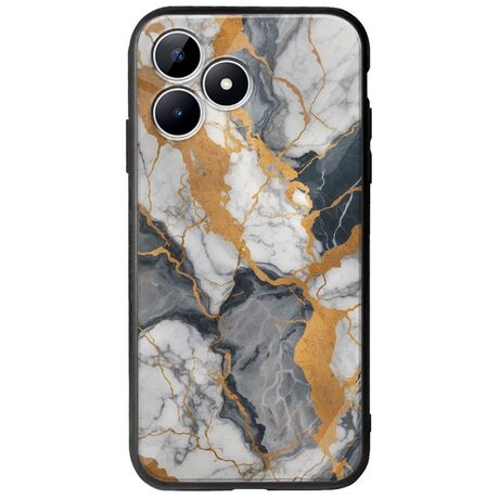 The Marble Collection - Artistic Realme Note 50 Groove TPU (Tempered Glass και TPU)
