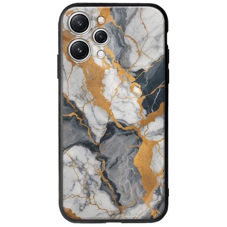 The Marble Collection - Artistic Xiaomi Redmi 12 5G Groove TPU (Tempered Glass και TPU)