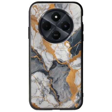 The Marble Collection - Artistic Xiaomi Poco C75 4G Groove TPU (Tempered Glass και TPU)