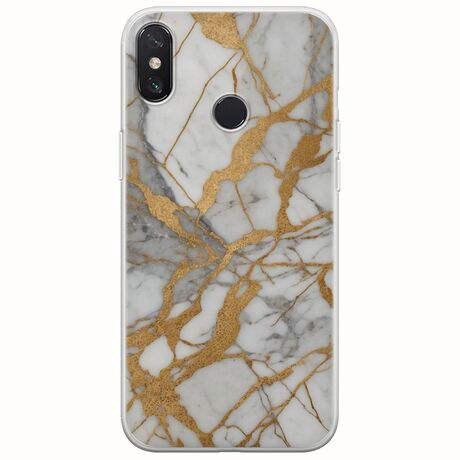 The Marble Collection - Elegance Xiaomi Mi Max 3 Flexible TPU (Διάφανη Σιλικόνη)