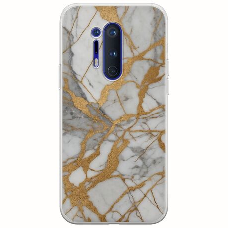 The Marble Collection - Elegance OnePlus 8 Pro Flexible TPU (Διάφανη Σιλικόνη)