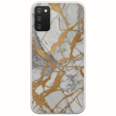 The Marble Collection - Elegance Samsung Galaxy A03s Flexible TPU (Διάφανη Σιλικόνη)