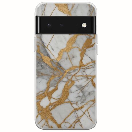 The Marble Collection - Elegance Google Pixel 6 5G Flexible TPU (Διάφανη Σιλικόνη)