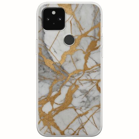 The Marble Collection - Elegance Google Pixel 4a 5G Flexible TPU (Διάφανη Σιλικόνη)