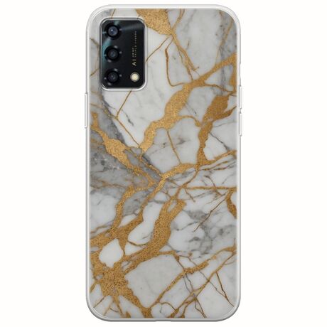 The Marble Collection - Elegance Oppo A94 5G Flexible TPU (Διάφανη Σιλικόνη)