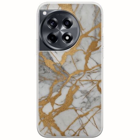 The Marble Collection - Elegance OnePlus 12R 5G Flexible TPU (Διάφανη Σιλικόνη)